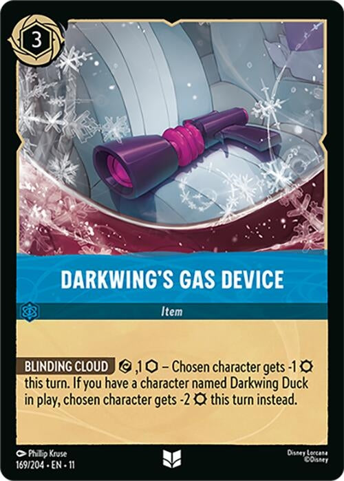 Image for Darkwing's Gas Device (169/204) [Winterspell] (Cold Foil) - Disney Lorcana