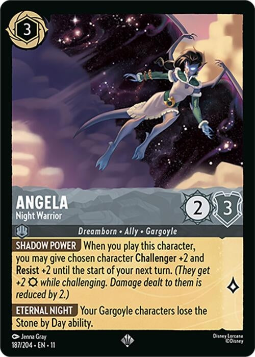 Image for Angela - Night Warrior (187/204) [Winterspell] - Disney Lorcana