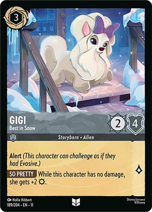 Image for Gigi - Best in Snow (189/204) [Winterspell] (Cold Foil) - Disney Lorcana
