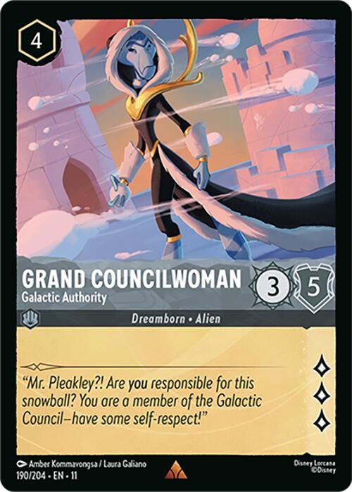 Image for Grand Councilwoman - Galactic Authority (190/204) [Winterspell] (Cold Foil) - Disney Lorcana