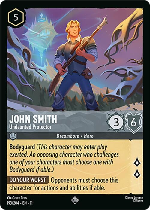 Image for John Smith - Undaunted Protector (193/204) [Winterspell] (Cold Foil) - Disney Lorcana