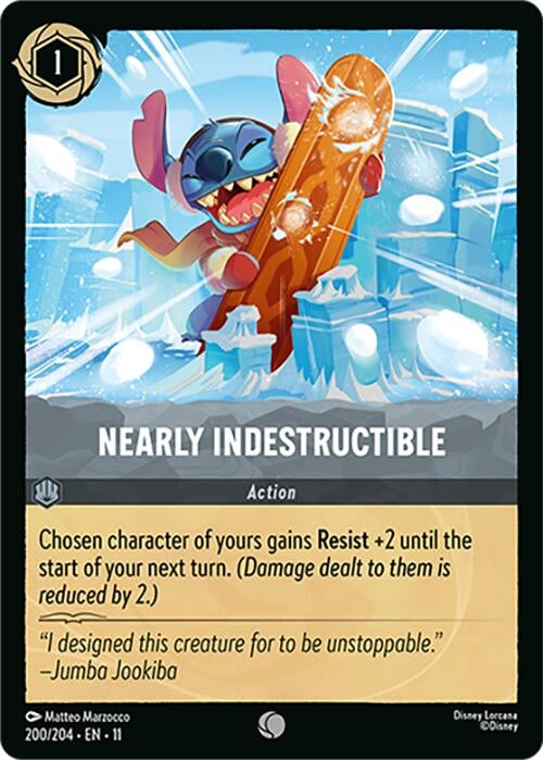 Image for Nearly Indestructible (200/204) [Winterspell] - Disney Lorcana