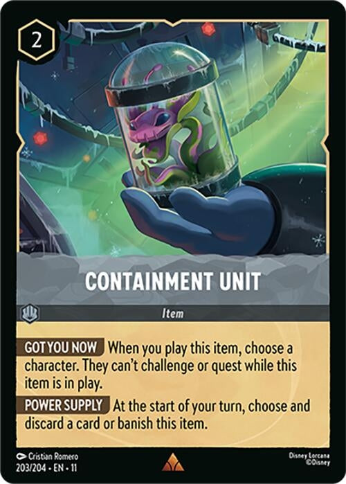 Image for Containment Unit (203/204) [Winterspell] (Cold Foil) - Disney Lorcana