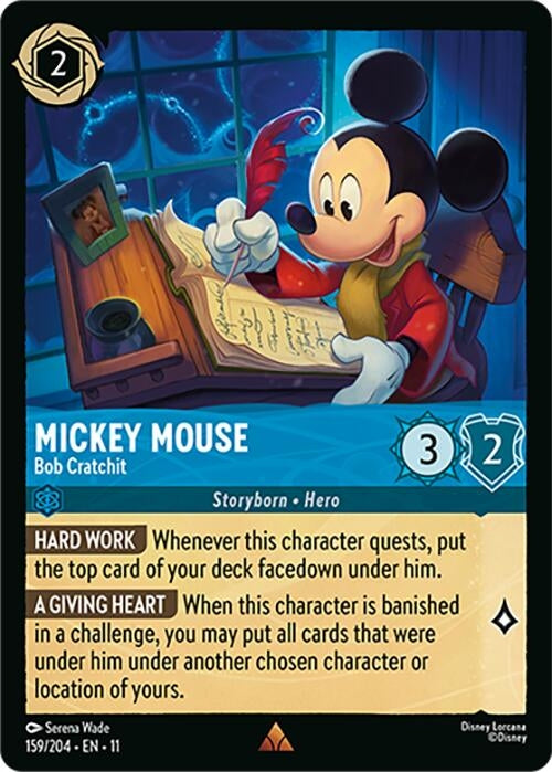 Image for Mickey Mouse - Bob Cratchit (159/204) [Winterspell] (Cold Foil) - Disney Lorcana