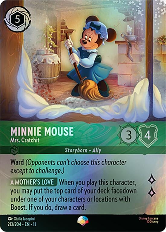 Image for Minnie Mouse - Mrs. Cratchit (Epic) (213/204) [Winterspell] (Holofoil) - Disney Lorcana