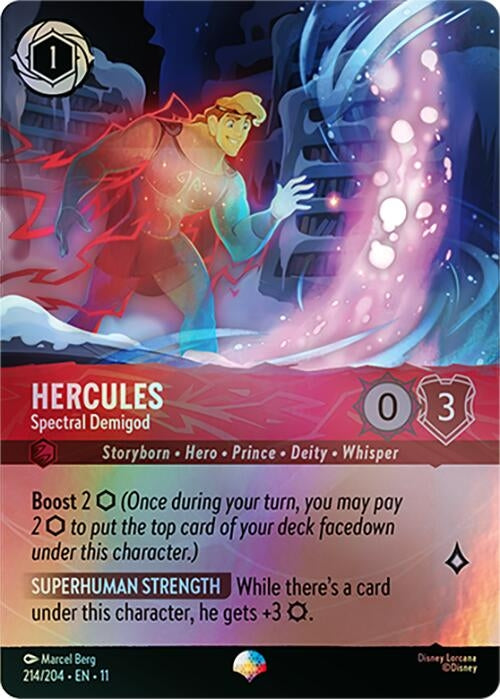 Image for Hercules - Spectral Demigod (Epic) (214/204) [Winterspell] (Holofoil) - Disney Lorcana