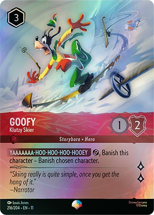 Image for Goofy - Klutzy Skier (Epic) (216/204) [Winterspell] (Holofoil) - Disney Lorcana