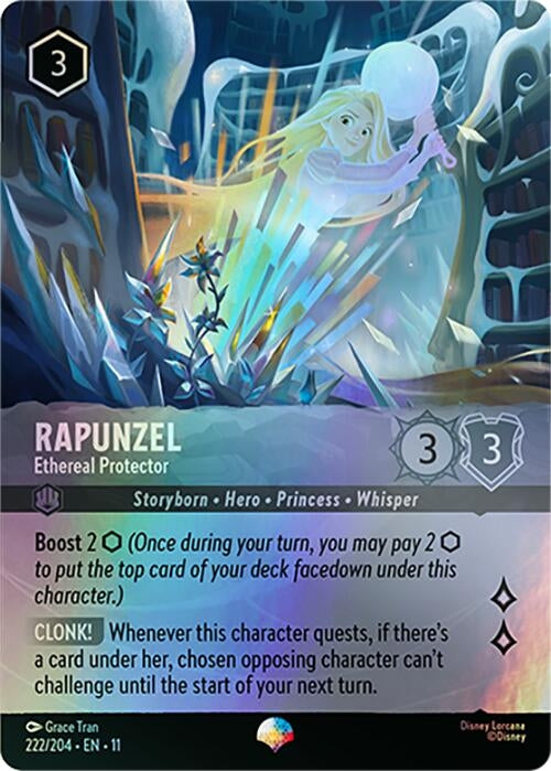 Image for Rapunzel - Ethereal Protector (Epic) (222/204) [Winterspell] (Holofoil) - Disney Lorcana