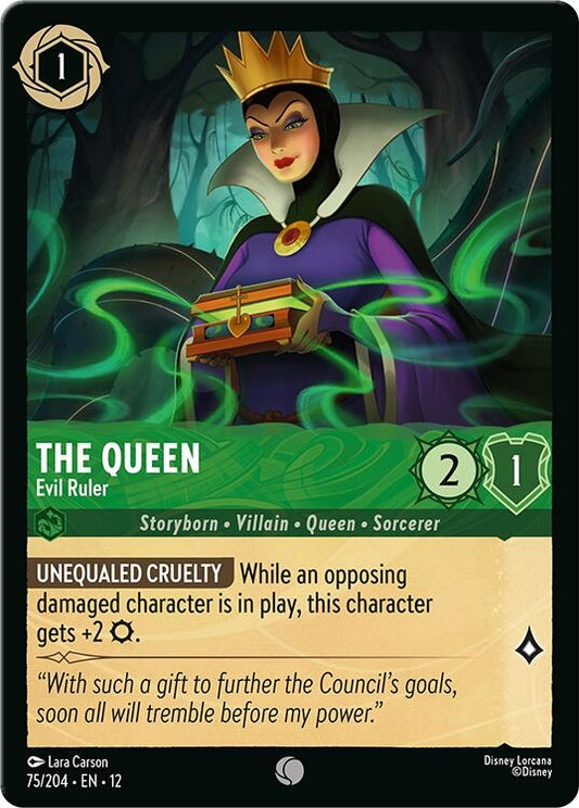 Image for The Queen - Evil Ruler (75/204) [Wilds Unknown] - Disney Lorcana