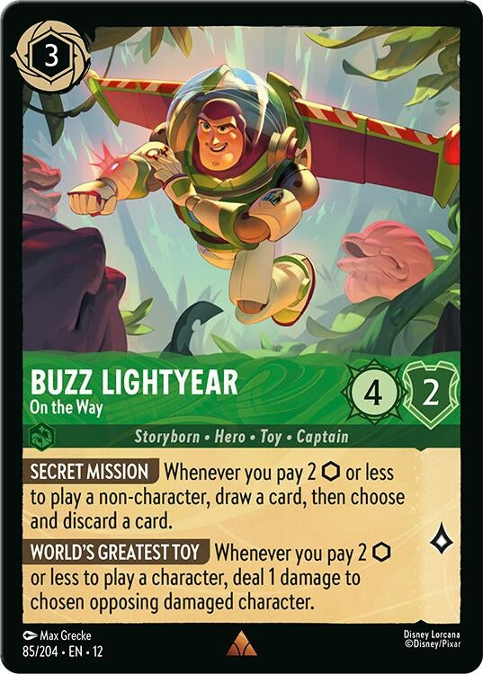 Image for Buzz Lightyear - On the Way (85/204) [Wilds Unknown] (Holofoil) - Disney Lorcana
