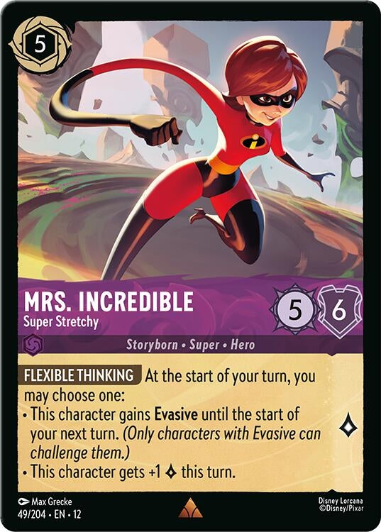 Image for Mrs. Incredible - Super Stretchy (49/204) [Wilds Unknown] - Disney Lorcana