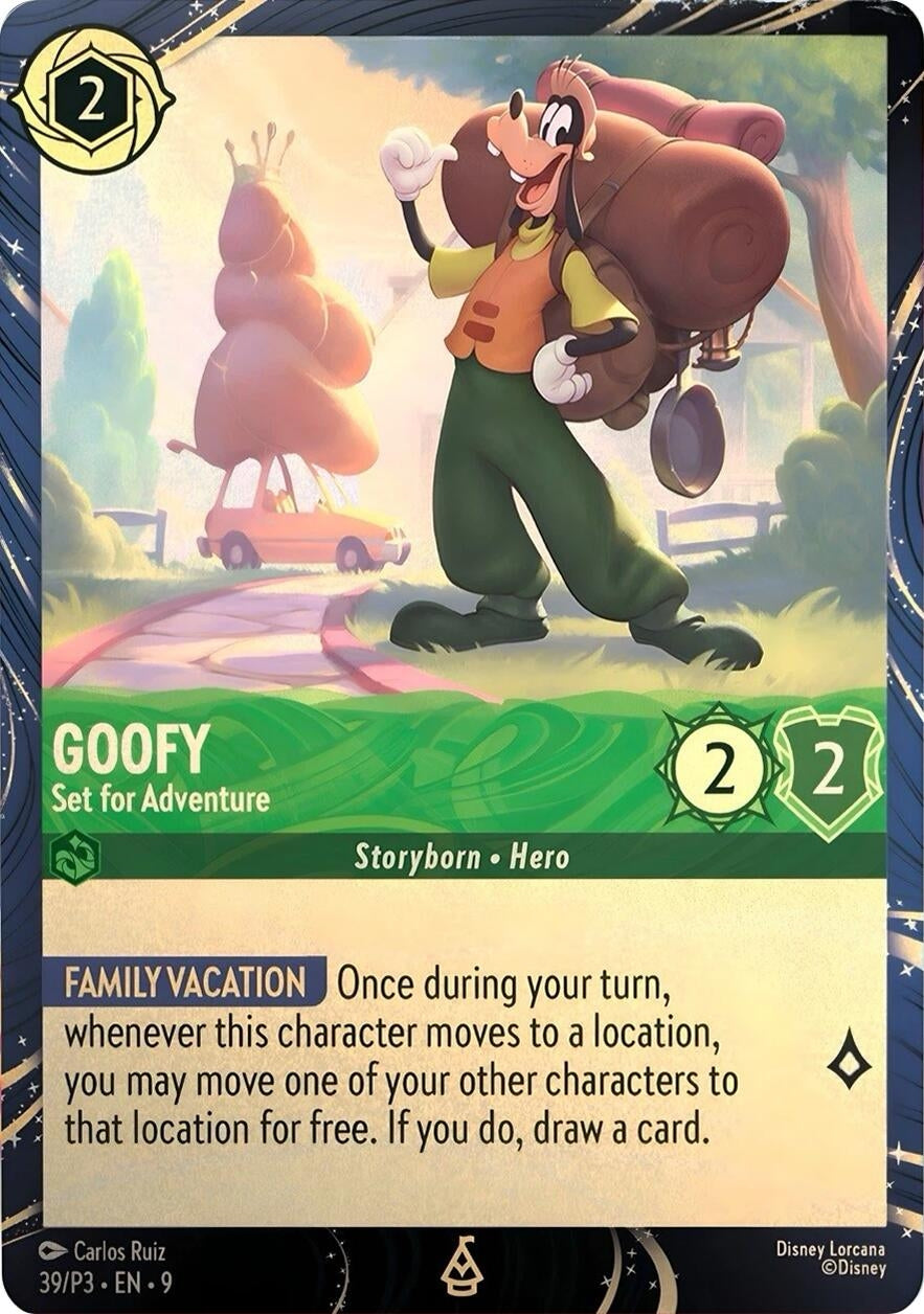 Image for Goofy - Set for Adventure (39) [Disney Lorcana Promo Cards] (Holofoil) - Disney Lorcana