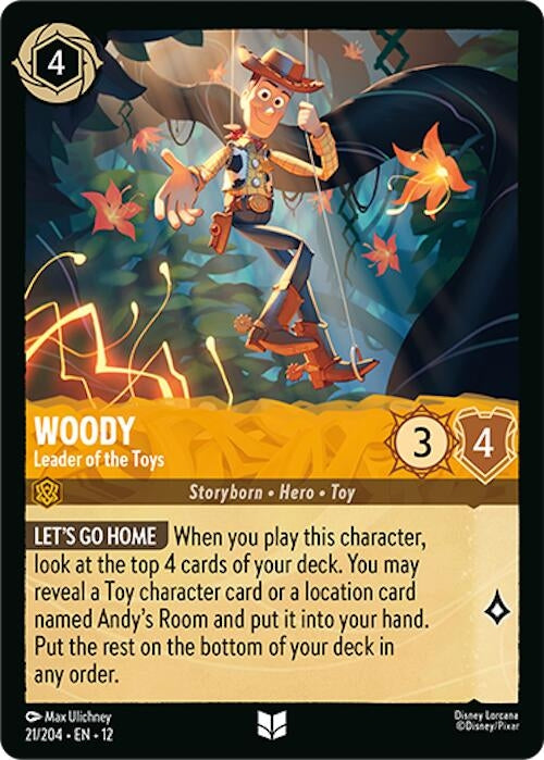 Image for Woody - Leader of the Toys (21/204) [Wilds Unknown] (Cold Foil) - Disney Lorcana