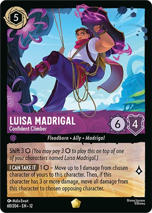 Image for Luisa Madrigal - Confident Climber (60/204) [Wilds Unknown] (Cold Foil) - Disney Lorcana