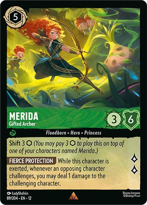 Image for Merida - Gifted Archer (89/204) [Wilds Unknown] (Cold Foil) - Disney Lorcana