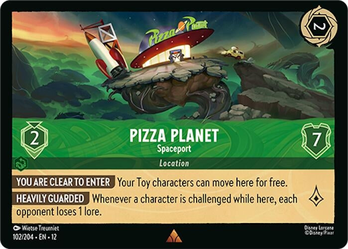 Image for Pizza Planet - Spaceport (102/204) [Wilds Unknown] - Disney Lorcana