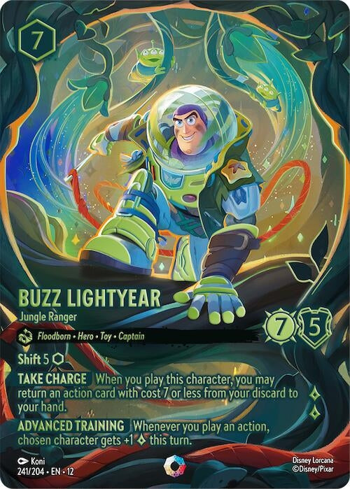 Image for Buzz Lightyear - Jungle Ranger (Iconic) (241/204) [Wilds Unknown] (Holofoil) - Disney Lorcana