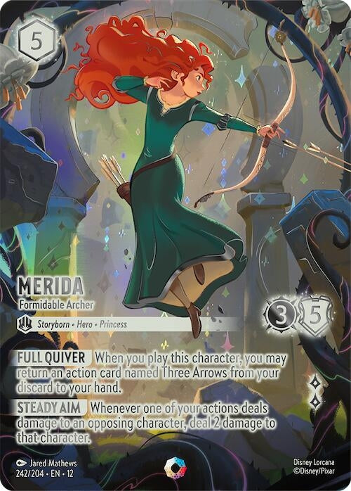 Image for Merida - Formidable Archer (Iconic) (242/204) [Wilds Unknown] (Holofoil) - Disney Lorcana