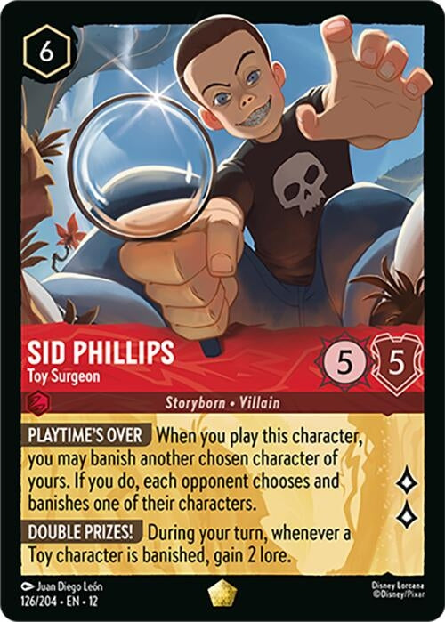 Image for Sid Phillips - Toy Surgeon (126/204) [Wilds Unknown] - Disney Lorcana
