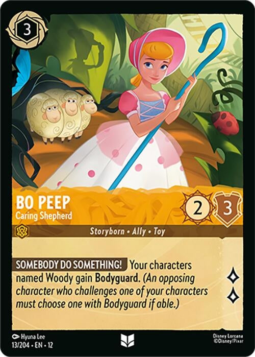 Image for Bo Peep - Caring Shepherd (13/204) [Wilds Unknown] (Cold Foil) - Disney Lorcana