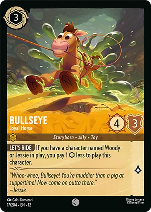 Image for Bullseye - Loyal Horse (17/204) [Wilds Unknown] (Cold Foil) - Disney Lorcana