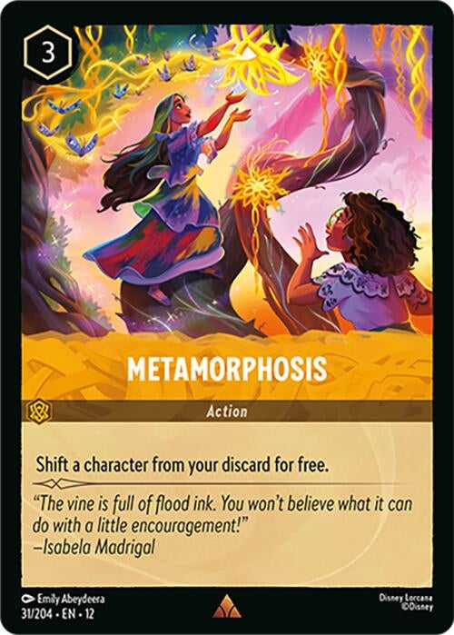 Image for Metamorphosis (31/204) [Wilds Unknown] (Cold Foil) - Disney Lorcana