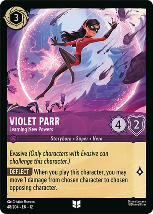 Image for Violet Parr - Learning New Powers (48/204) [Wilds Unknown] - Disney Lorcana