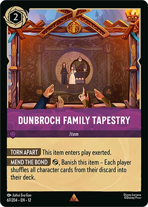 Image for DunBroch Family Tapestry (67/204) [Wilds Unknown] (Cold Foil) - Disney Lorcana