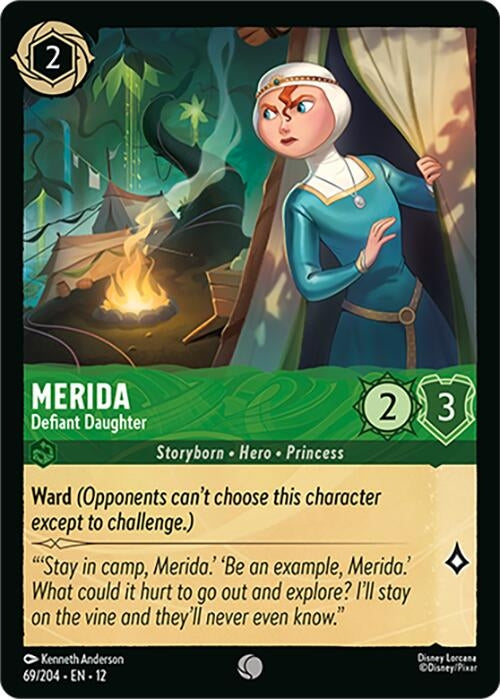 Image for Merida - Defiant Daughter (69/204) [Wilds Unknown] (Cold Foil) - Disney Lorcana