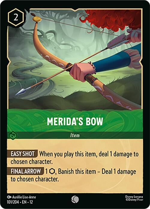 Image for Merida's Bow (101/204) [Wilds Unknown] (Cold Foil) - Disney Lorcana