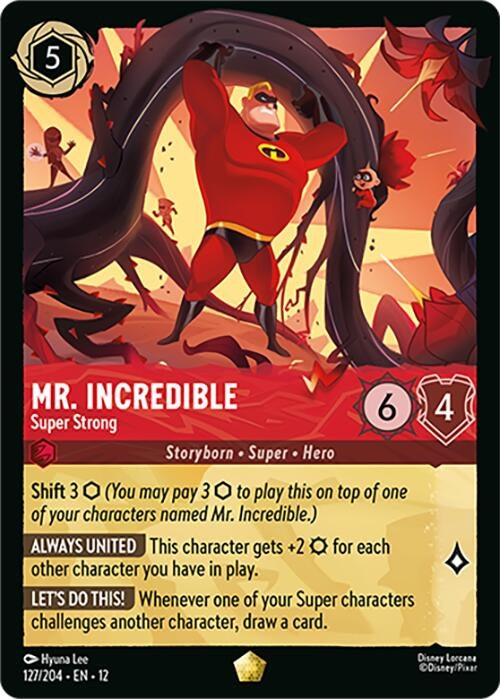 Image for Mr. Incredible - Super Strong (127/204) [Wilds Unknown] (Cold Foil) - Disney Lorcana