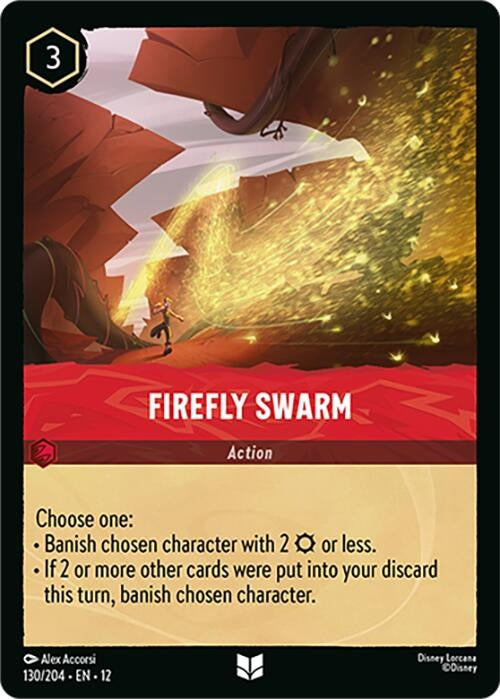 Image for Firefly Swarm (130/204) [Wilds Unknown] - Disney Lorcana