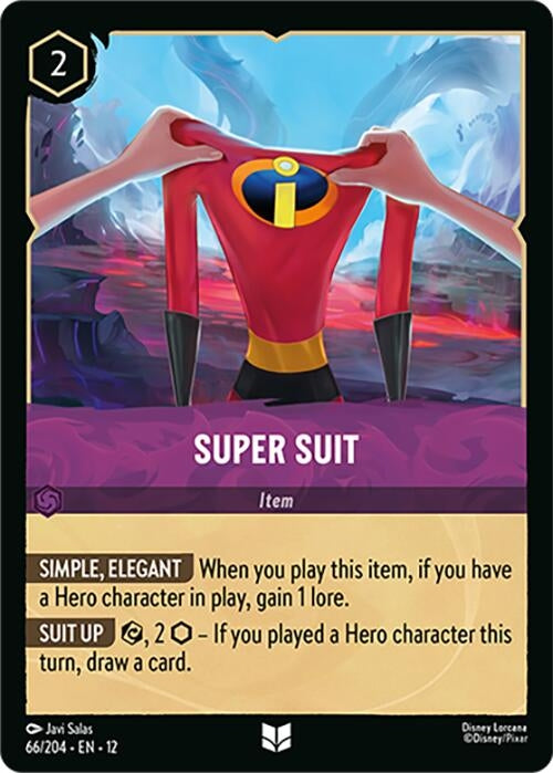 Image for Super Suit (66/204) [Wilds Unknown] (Cold Foil) - Disney Lorcana