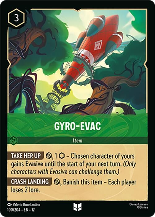 Image for Gyro-Evac (100/204) [Wilds Unknown] - Disney Lorcana