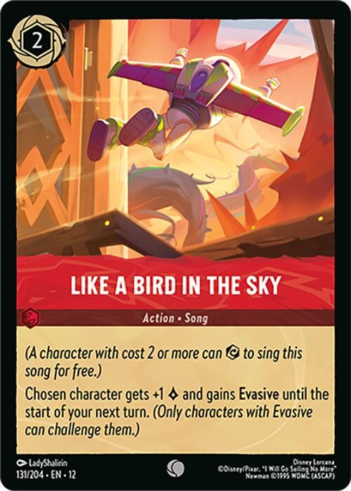 Image for Like A Bird In the Sky (131/204) [Wilds Unknown] (Cold Foil) - Disney Lorcana