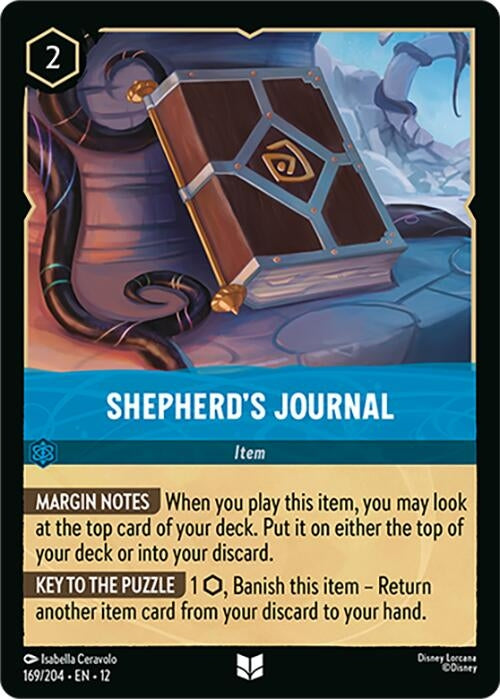 Image for Shepherd's Journal (169/204) [Wilds Unknown] (Cold Foil) - Disney Lorcana