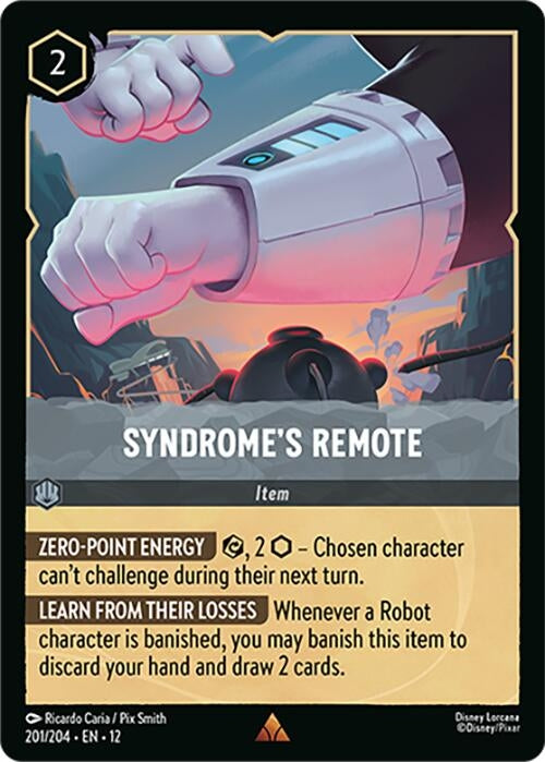 Image for Syndrome's Remote (201/204) [Wilds Unknown] - Disney Lorcana