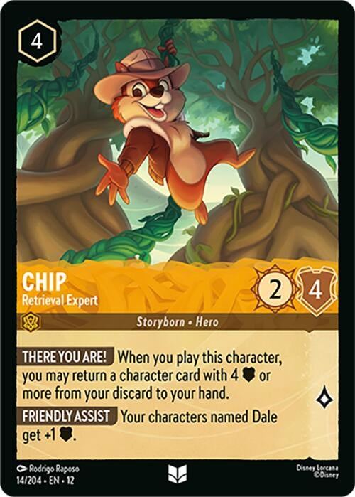 Image for Chip - Retrieval Expert (14/204) [Wilds Unknown] (Cold Foil) - Disney Lorcana