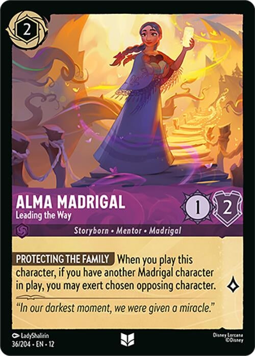 Image for Alma Madrigal - Leading the Way (36/204) [Wilds Unknown] (Cold Foil) - Disney Lorcana