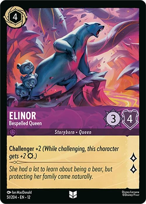 Image for Elinor - Bespelled Queen (51/204) [Wilds Unknown] - Disney Lorcana