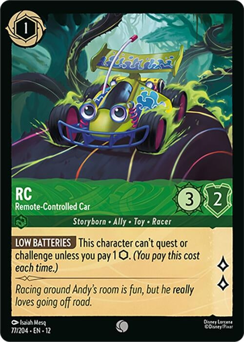 Image for RC - Remote-Controlled Car (77/204) [Wilds Unknown] (Cold Foil) - Disney Lorcana