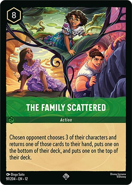 Image for The Family Scattered (97/204) [Wilds Unknown] (Cold Foil) - Disney Lorcana