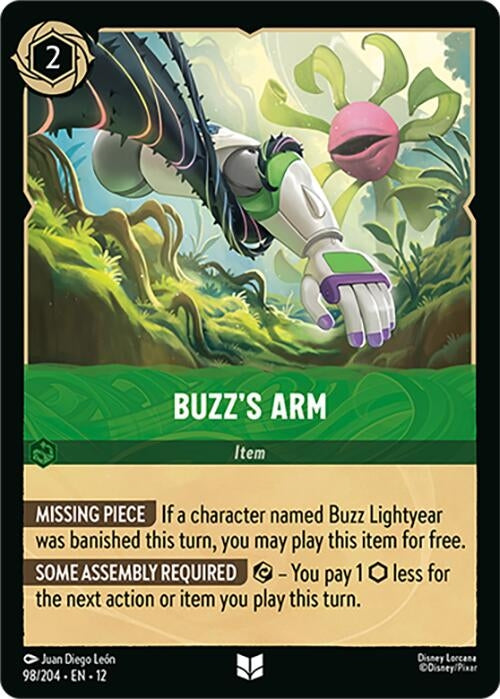 Image for Buzz's Arm (98/204) [Wilds Unknown] (Cold Foil) - Disney Lorcana