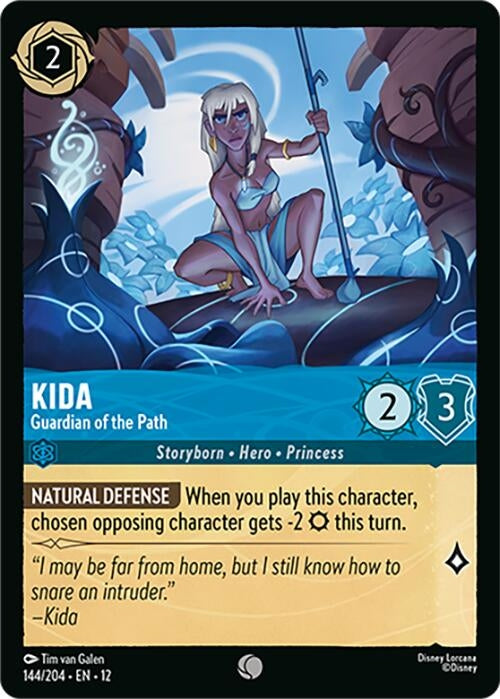 Image for Kida - Guardian of the Path (144/204) [Wilds Unknown] (Cold Foil) - Disney Lorcana