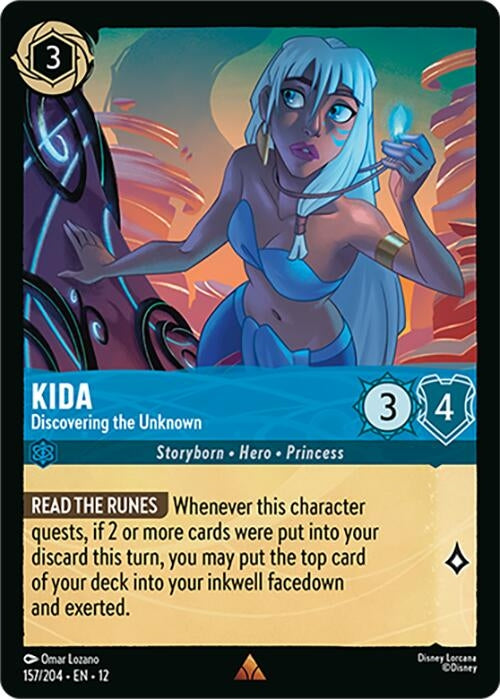 Image for Kida - Discovering the Unknown (157/204) [Wilds Unknown] (Cold Foil) - Disney Lorcana