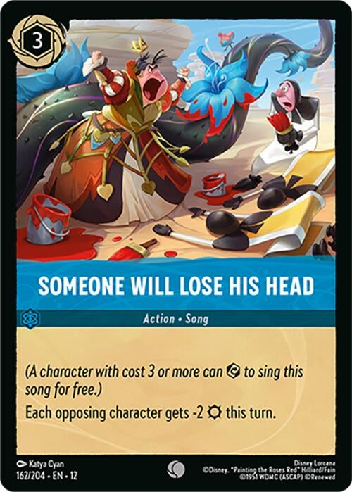 Image for Someone Will Lose His Head (162/204) [Wilds Unknown] (Cold Foil) - Disney Lorcana