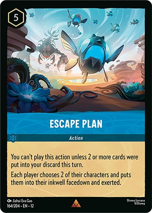Image for Escape Plan (164/204) [Wilds Unknown] - Disney Lorcana
