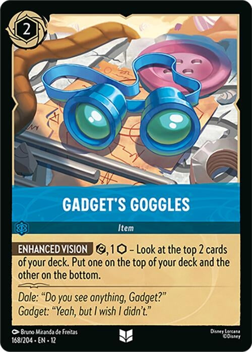 Image for Gadget's Goggles (168/204) [Wilds Unknown] (Cold Foil) - Disney Lorcana