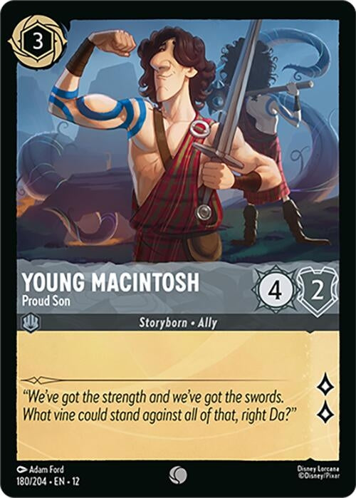 Image for Young Macintosh - Proud Son (180/204) [Wilds Unknown] (Cold Foil) - Disney Lorcana