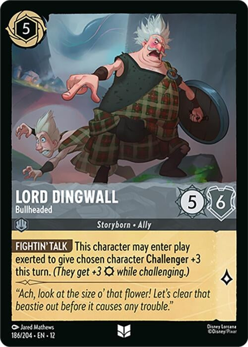 Image for Lord Dingwall - Bullheaded (186/204) [Wilds Unknown] - Disney Lorcana